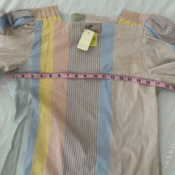 Vintage Jaff by Carol Anderson Boho Y2K Balloon Sleeve Peasant Cottagecore Top 6 - Picture 3 of 6